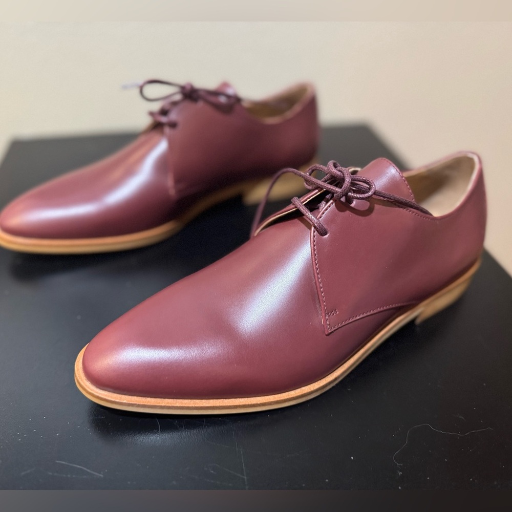 NWOT. Everlane Modern Oxford. Size 7.5. Color Oxblood.
